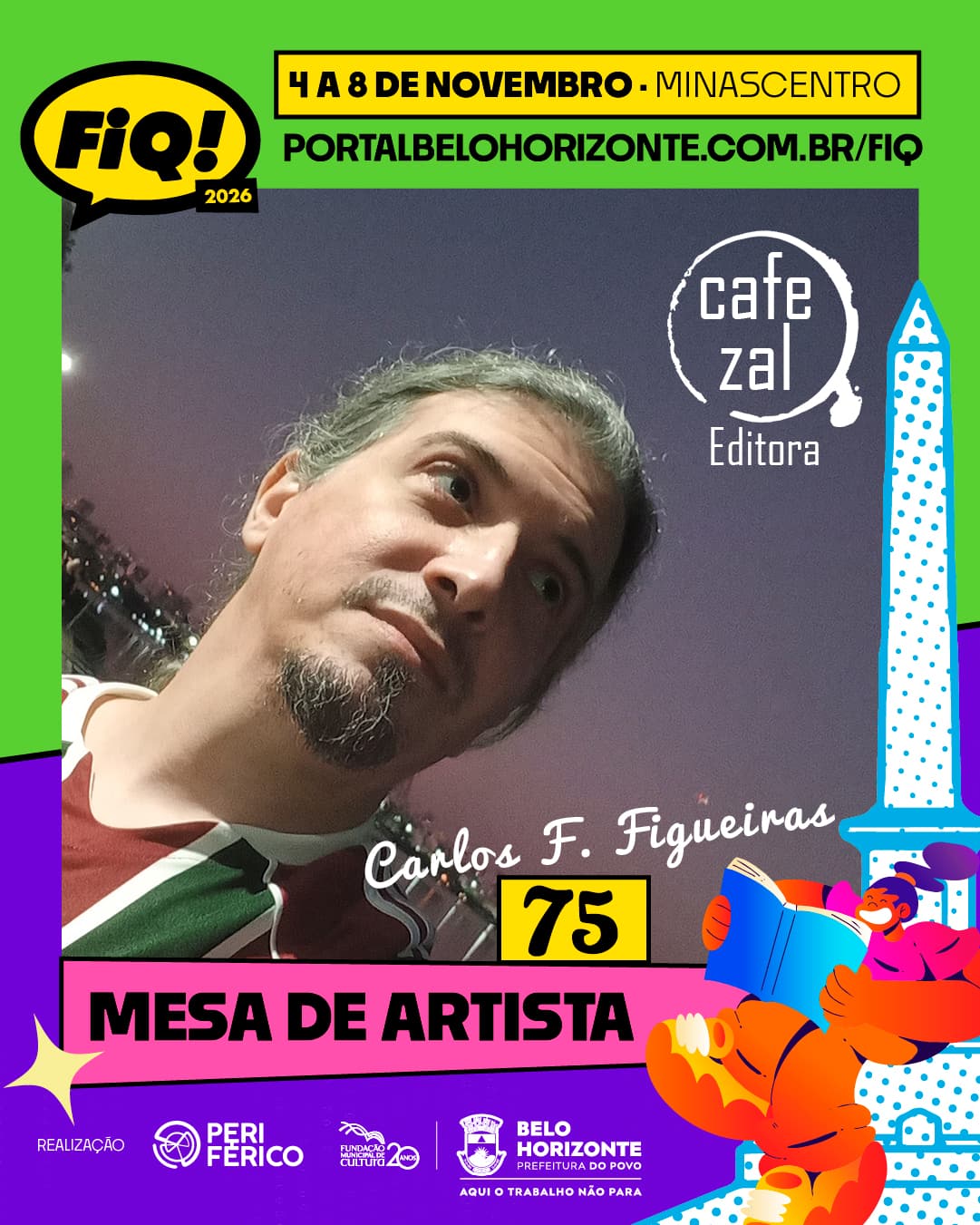 Editora Cafezal no FIQ 2026!