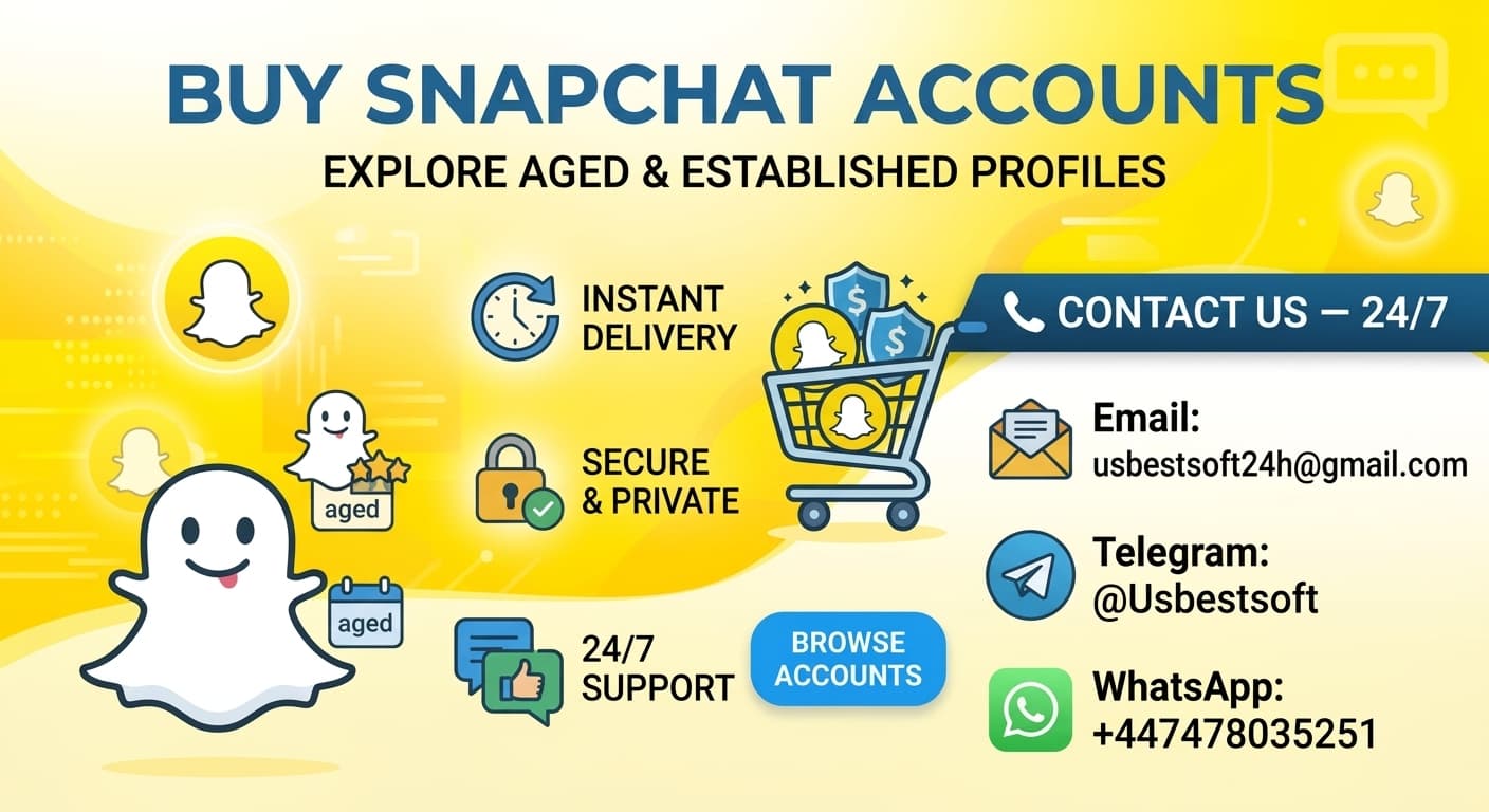 Finding Reliable Sources to Buy Snapchat Accounts