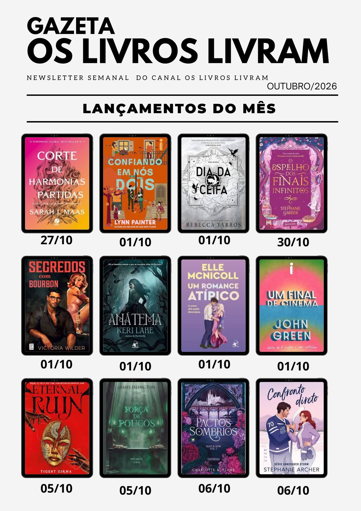 NEWSLETTER DE OUTUBRO