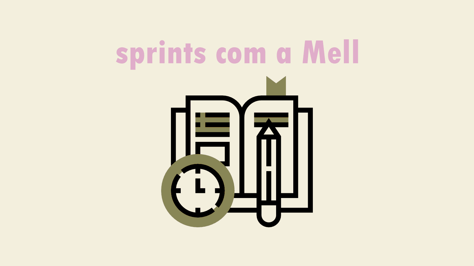 Sprints comigo: HOJE, quarta-feira