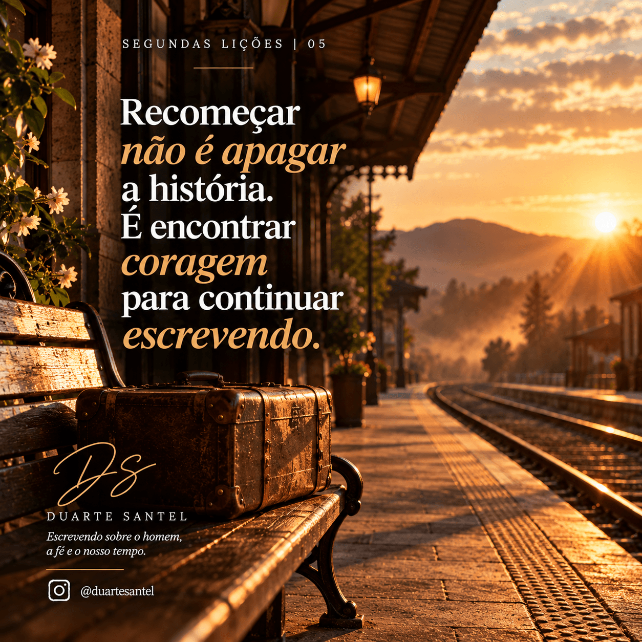 O que ninguém nos conta sobre recomeçar.