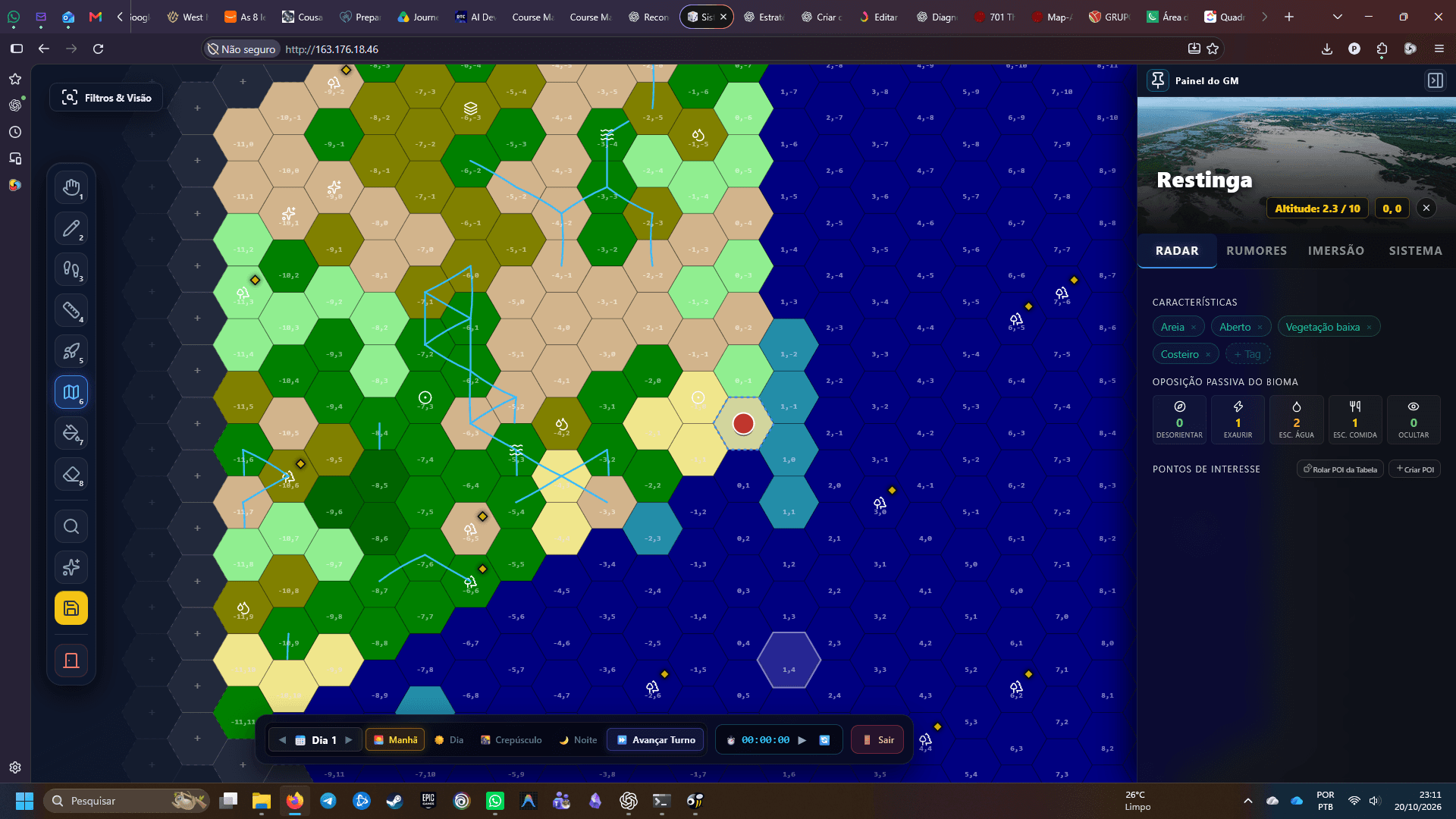 Ferramenta para Mestre de RPG: por que o mapa do Vereda precisa continuar simples
