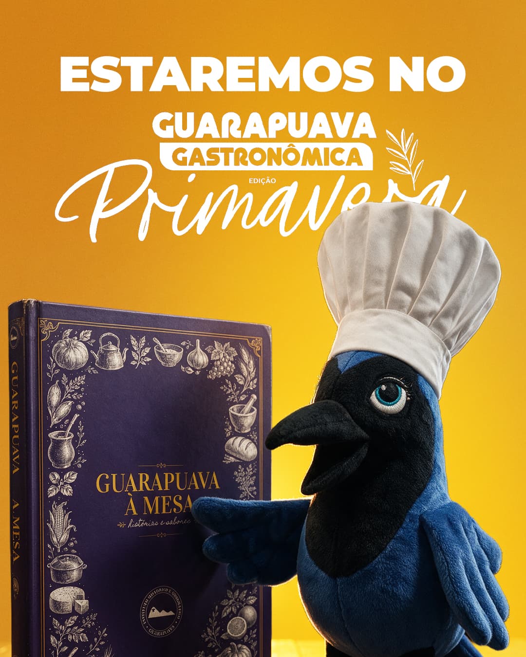 O Instituto Histórico e Geográfico de Guarapuava é presença confirmada na Edição Primavera do Guarapuava Gastronômica! 🥘