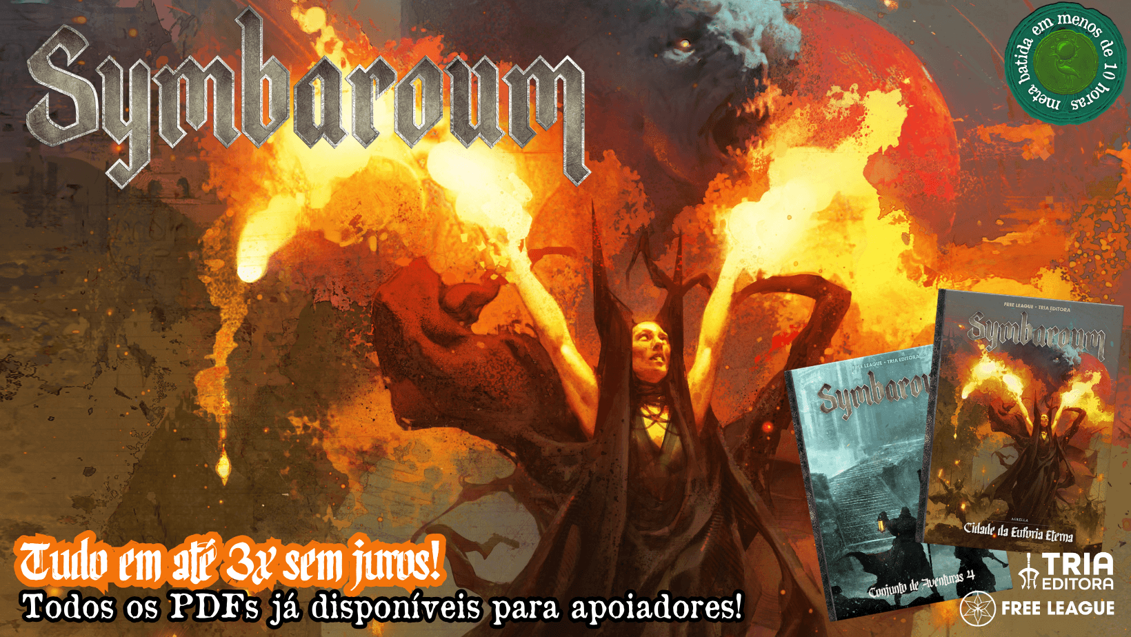 Hoje é o último dia para apoiar Symbaroum com desconto!